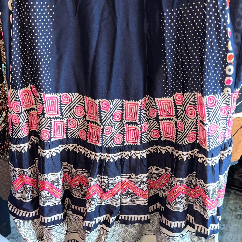 Norblack Norwhite anthropologie bohemian dress - Picture 2 of 6